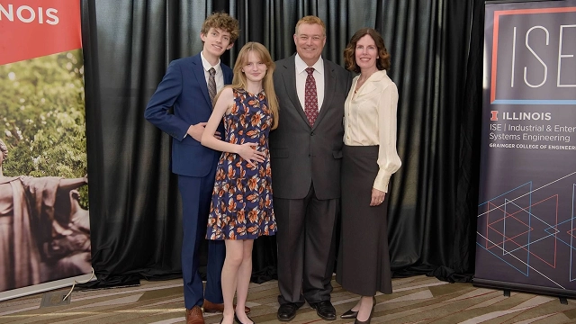 Mark Scifres family at a local Illinois technology event.