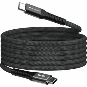 Verbatim Sync & Charge 100W Magnetic Cable - Black