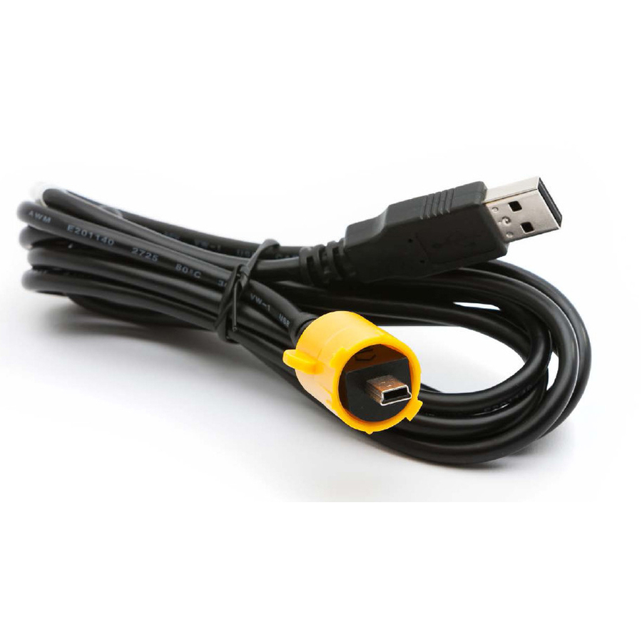 Zebra USB Cable - USB Data Transfer Cable for Printer - First End: 1 x 5-pin Mini USB Type B - Male - Second End: 1 x 4-pin USB Type A - Male - Black