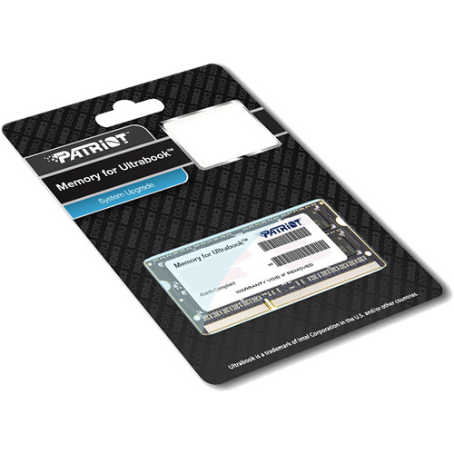 [15-8GBNB1600] Patriot Memory 8GB DDR3 PC3-12800 (1600MHz) SODIMM memory module 1 x 8 GB
