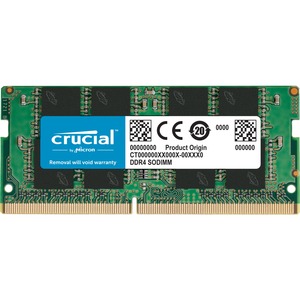 [15-8GBNB3200] Micron 8GB DDR4 SDRAM Memory Module - For Notebook - 8 GB (1 x 8GB) - DDR4-3200/PC4-25600 DDR4 SDRAM - 3200 MHz - CL22 - 1.20 V - Non-ECC - Unbuffered - 260-pin - SoDIMM