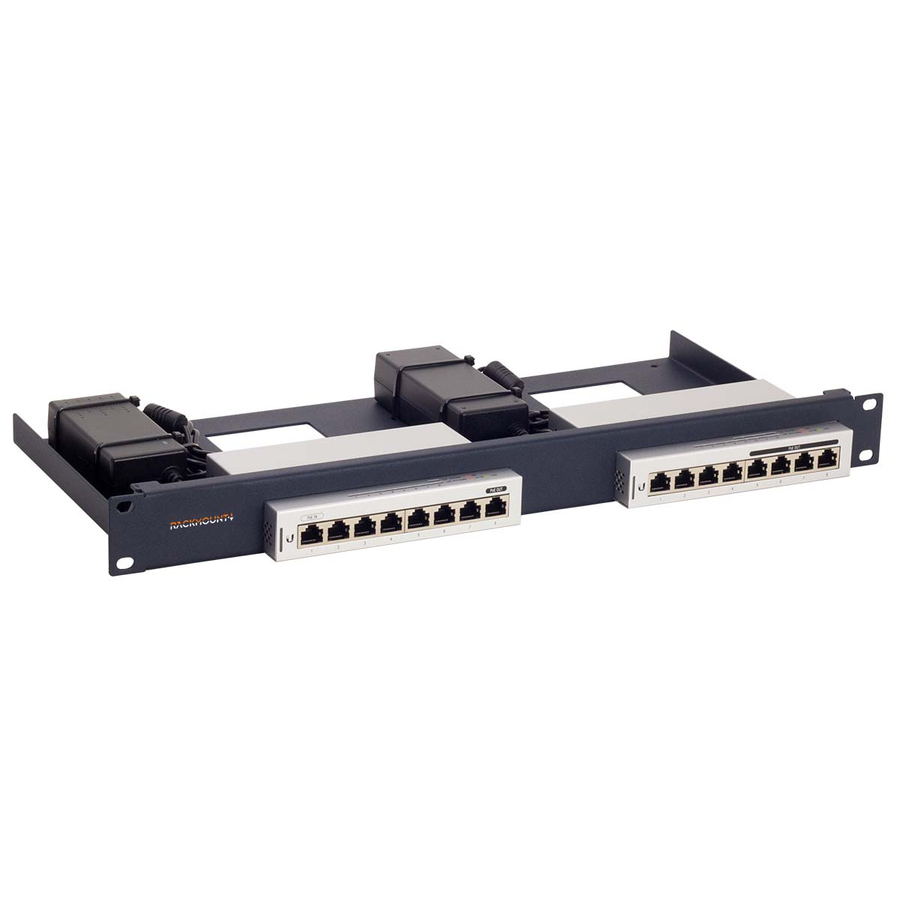 RACKMOUNT.IT UB-RACK Rack Mount for Switch, Power Supply - Metallic Dark Blue