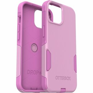 OtterBox iPhone 15, iPhone 14 and iPhone 13 Case Commuter Series - For Apple iPhone 13, iPhone 14, iPhone 15 Smartphone - Run Wildflower (Pink) - Shock Absorbing, Drop Resistant, Bump Resistant, Scrape Resistant, Scratch Resistant, Impact Absorbing, Dust Resistant, Dirt Resistant, Shock Resistant, Impact Resistant - Plastic, Polycarbonate, Synthetic Rubber