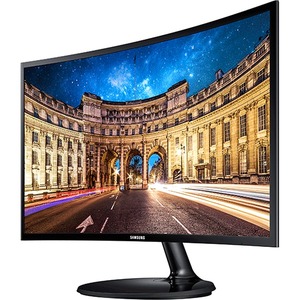 Samsung C24F390FHN 24" Class Full HD Curved Screen LCD Monitor - 16:9 - High Glossy Black