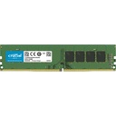 Micron 8GB DDR4 SDRAM Memory Module - For Desktop PC, Computer - 8 GB (1 x 8GB) - DDR4-2666/PC4-21300 DDR4 SDRAM - 2666 MHz - CL19 - 1.20 V - Non-ECC - Unbuffered - 288-pin - DIMM - Lifetime Warranty