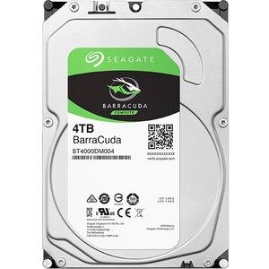 Seagate BarraCuda ST4000DM004 4 TB Hard Drive - 3.5" Internal - SATA (SATA/600) - 5400rpm - 2 Year Warranty - 25