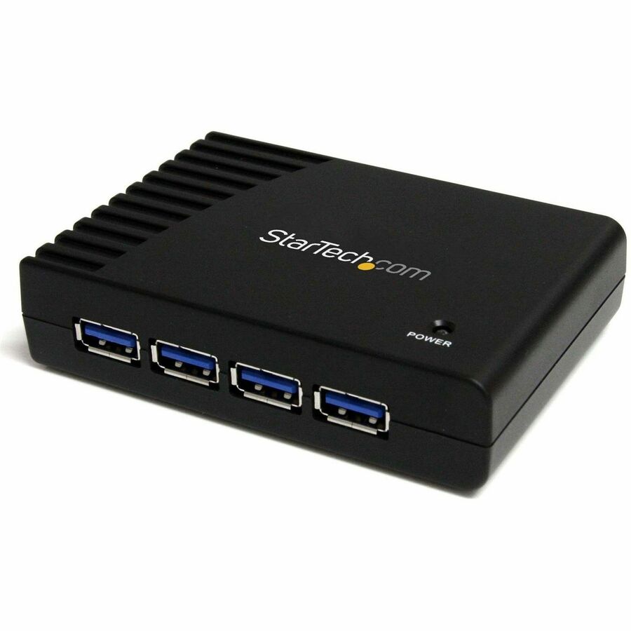 [17USB3Hub4-ST4300USB3] StarTech 4 Port Black SuperSpeed USB 3.0 Hub - 5Gbps