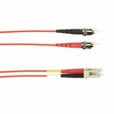 Black Box Fiber Optic Duplex Patch Network Cable - 9.80 ft Fiber Optic Network Cable for Network Device - First End: 2 x ST Network - Male - Second End: 2 x LC Network - Male - 1 Gbit/s - Patch Cable - OFNR - Red - TAA Compliant