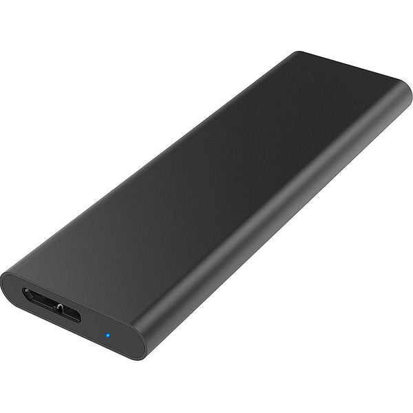 [17USBtoM2SATA3Encl] Sabrent storage drive enclosure SSD enclosure Black M.2