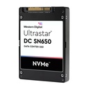 WD DC SN650 WUS5EA1A1ESP5E1 15.36 TB Solid State Drive - 2.5" Internal - PCI Express NVMe (PCI Express NVMe 4.0)