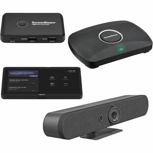 Logitech Video Conference Equipment - For Meeting Space, Collaboration Space, Video Conferencing, Meeting Room, Presentation - Small/Medium Room Size Supported - 3840 x 2160 Video (Live) - 4K UHD - 1 x Network (RJ-45) - 1 x HDMI In - 2 x HDMI Out - USB - Ethernet - Wireless LAN
