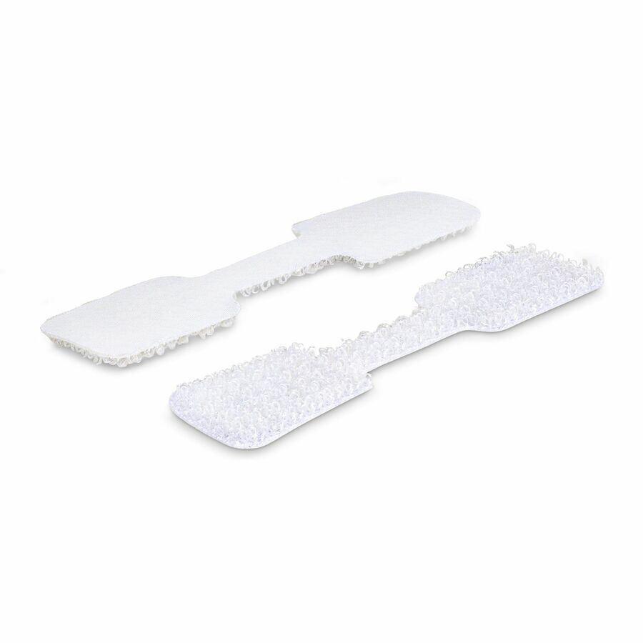 StarTech 3.5in (9cm) Cable Labels, 100 Pack, White, Hook-to-Hook Cable Tags, Write-On Cord Labels for Cable Management, Cord Identification