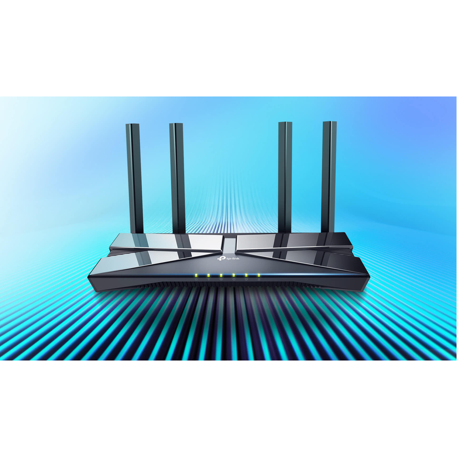 [21TPLinkWR4port-AX10] TP-Link Archer AX10 - Wi-Fi 6 IEEE 802.11ax Ethernet Wireless Router