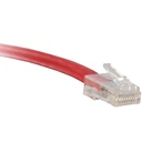 ENET Cat5e Red 1 Foot Non-Booted (No Boot) (UTP) High-Quality Network Patch Cable RJ45 to RJ45 - 1Ft