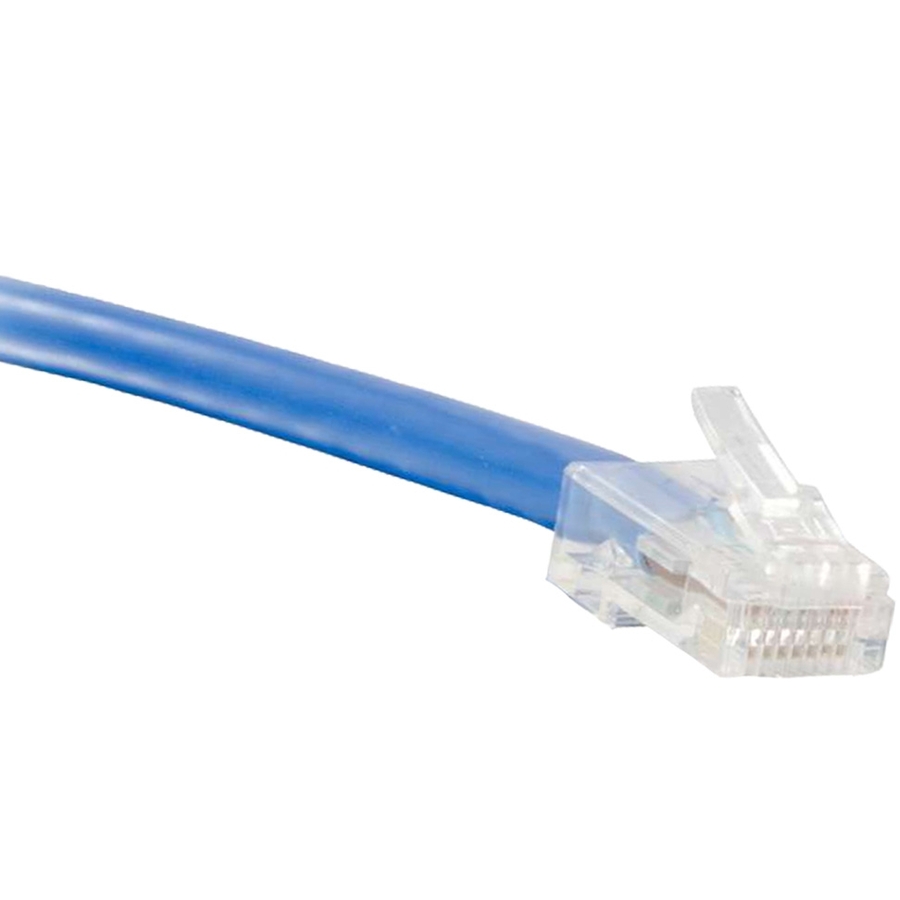 ENET Cat5e Blue 1 Foot Non-Booted (No Boot) (UTP) High-Quality Network Patch Cable RJ45 to RJ45 - 1Ft