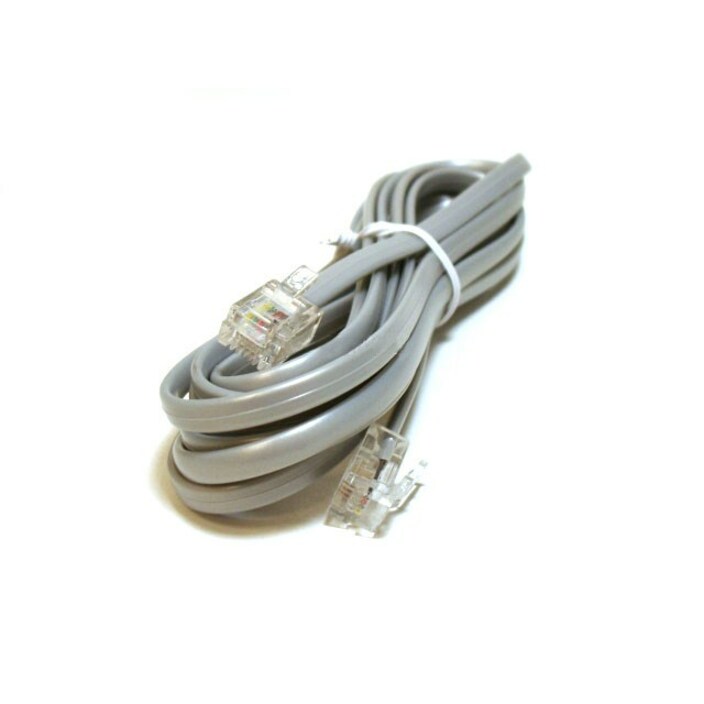 Monoprice Phone Cable, RJ11 (6P4C), Reverse - 7ft for voice