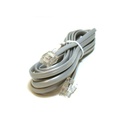 Monoprice Phone Cable, RJ11 (6P4C), Reverse - 7ft for voice