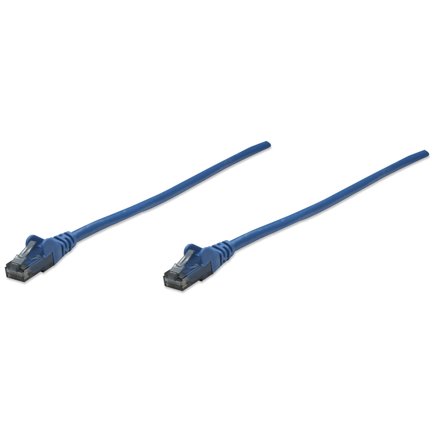 Intellinet Network Solutions Cat6 UTP Network Patch Cable, 1 ft (0.3 m), Blue