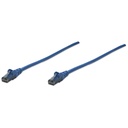Intellinet Network Solutions Cat6 UTP Network Patch Cable, 1 ft (0.3 m), Blue