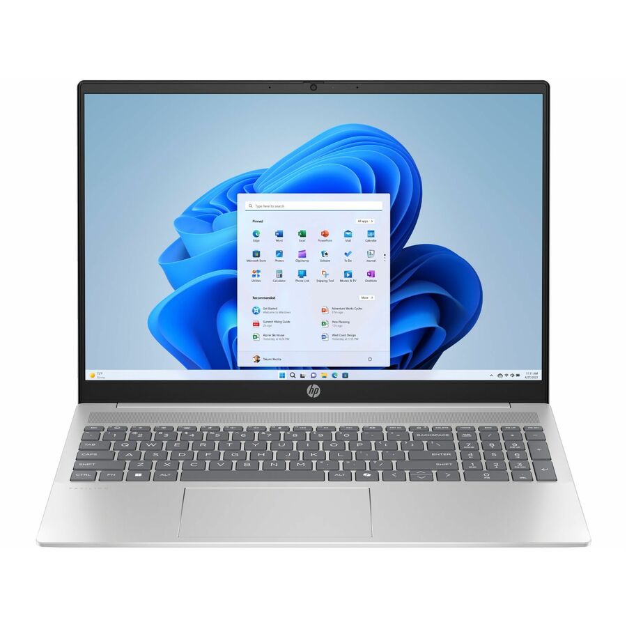 HP Pavilion 16-af0000 16-af0063cl 16" Touchscreen Notebook - WUXGA - Intel Core 5 120U - 16 GB - 1 TB SSD - Natural Silver Aluminum