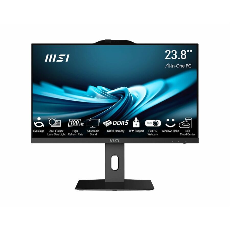 MSI PRO AP242P-642US - 24" IPS FHD Display - All-in-One PC- Intel Core i5 - 16 GB - 1 TB SSD - W11P - 3Y Onsite Warranty