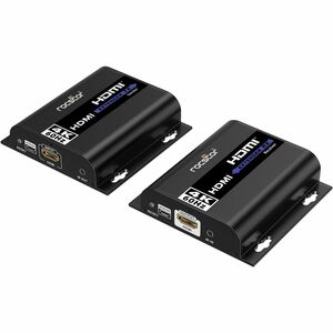 Rocstor TrueReach Video Extender Transmitter/Receiver - 656.17 ft Range - 2 x Network (RJ-45) - 1 x HDMI In - 1 - 1 - 1 - 1080p, 720p, 576p, 480p - 4K - 4096 x 2160 - Category 5e, Category 5, Category 6 - Display, HDTV, Projector, Computer