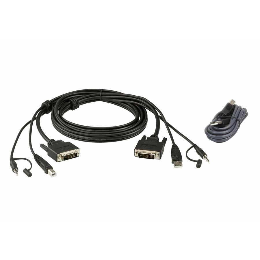 ATEN 1.8M USB DVI-D Dual Link Secure KVM Cable Kit