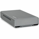 Rocstor Rocpro D90 22 TB Desktop Rugged Hard Drive - 3.5" External - SATA (SATA/600) - Aluminum Gray