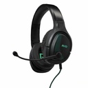 AVID AVIGA AP-1000 Gaming Headset - Stereo - USB Type A - Wired - 32 Ohm - 50 Hz to 20 kHz - On-ear, Over-the-head, Over-the-ear - Binaural - Circumaural - 5 ft Cable - Noise Cancelling, Bi-directional Microphone - Noise Canceling - Black