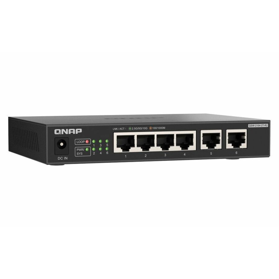 QNAP QSW-2104-2T-R2-US Ethernet Switch