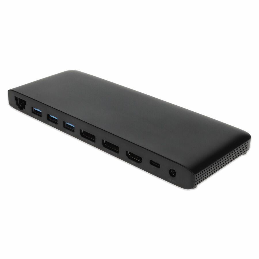 AddOn USB 3.1 (C), 4x USB 3.0 (A), 2x Displayport, 1x HDMI, SD Card Slot, with Audio and Ethernet, Black Docking Station