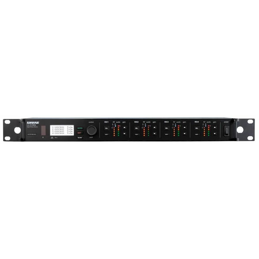 Shure ULXD4Q Quad-Channel Digital Wireless Receiver