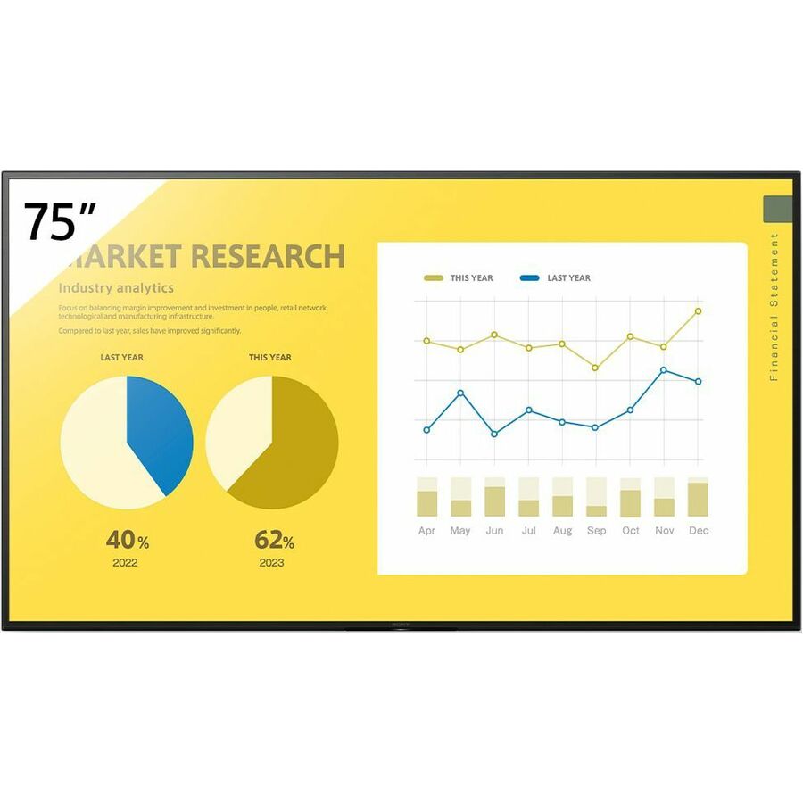 Sony BRAVIA FW-75EZ20L Digital Signage Display