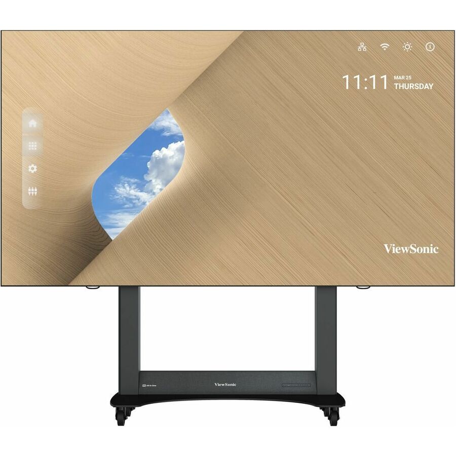 ViewSonic 138" All-in-One LED Display Solution Kit - Preassembled, Portable, and Full HD (1920x1080 Resolution)