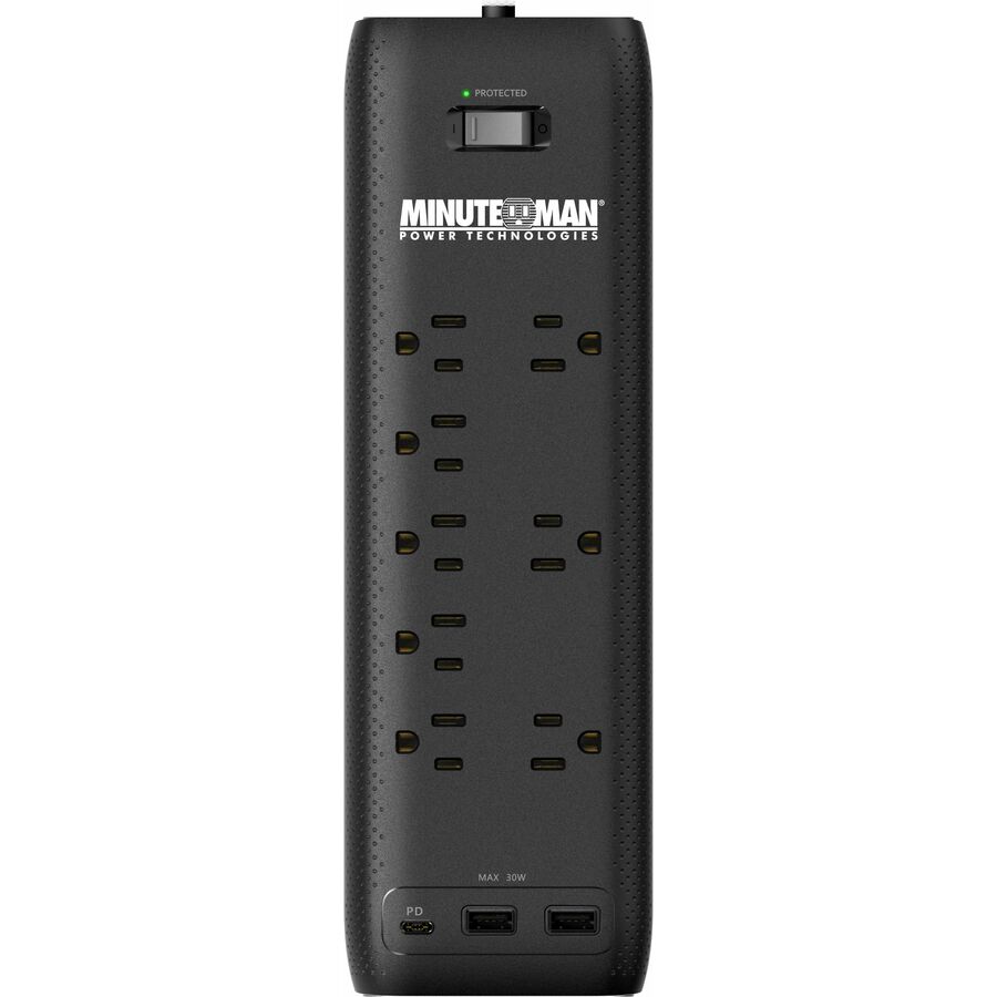 Minuteman MMS-STP8U3 8-Outlets Surge Suppressor/Protector