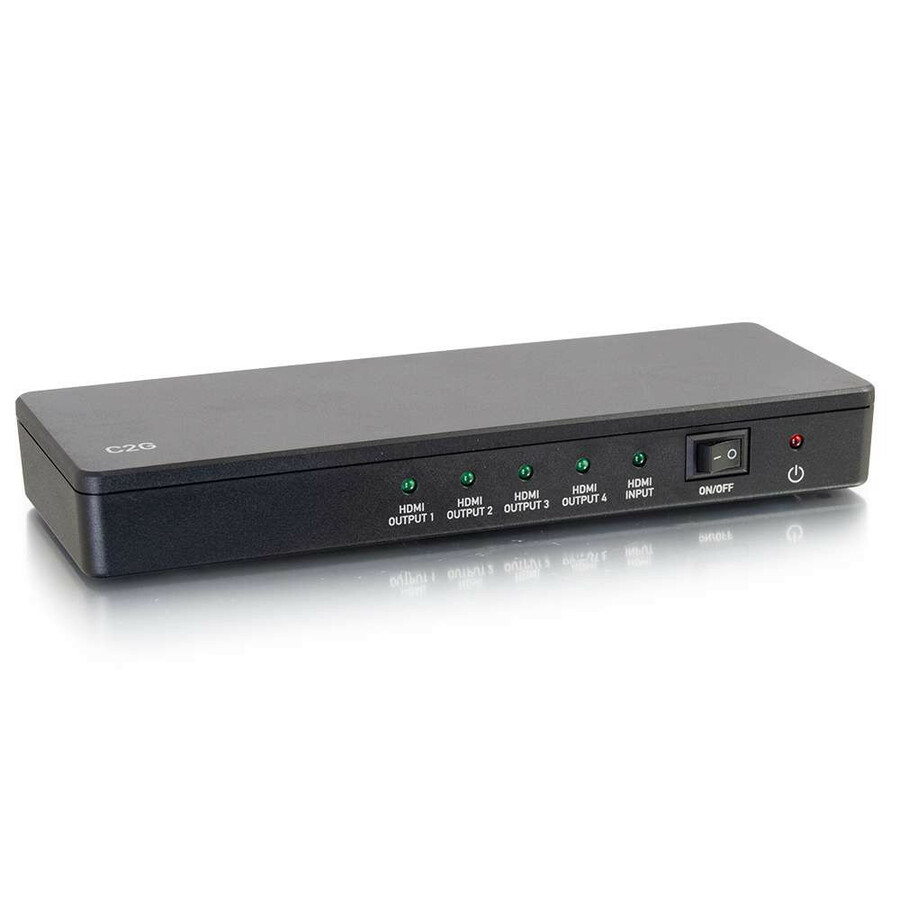 C2G 4-Port 4K HDMI Splitter