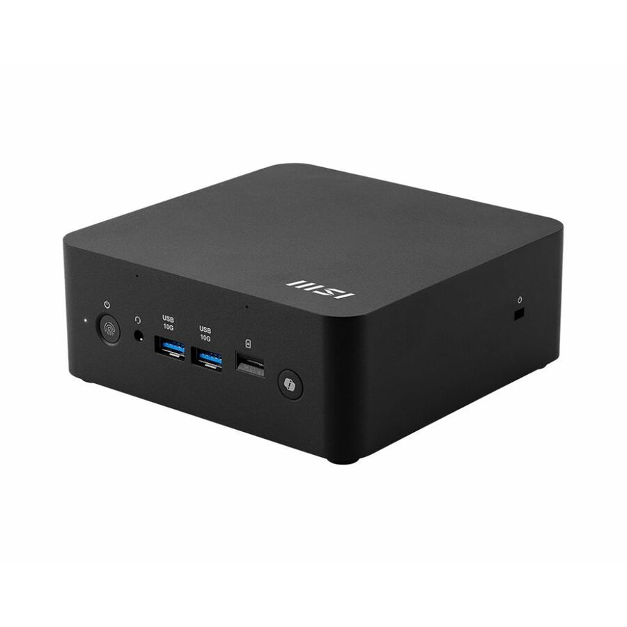 MSI Cubi NUC AI+ 2MG Cubi NUC AI+ 2MG-018US Desktop Computer - Intel Core Ultra 9 288V - 32 GB - 1 TB SSD - Mini PC - Black - Intel Chip - Windows 11 Pro - Intel Arc Graphics 140V LPDDR5X - 120 W