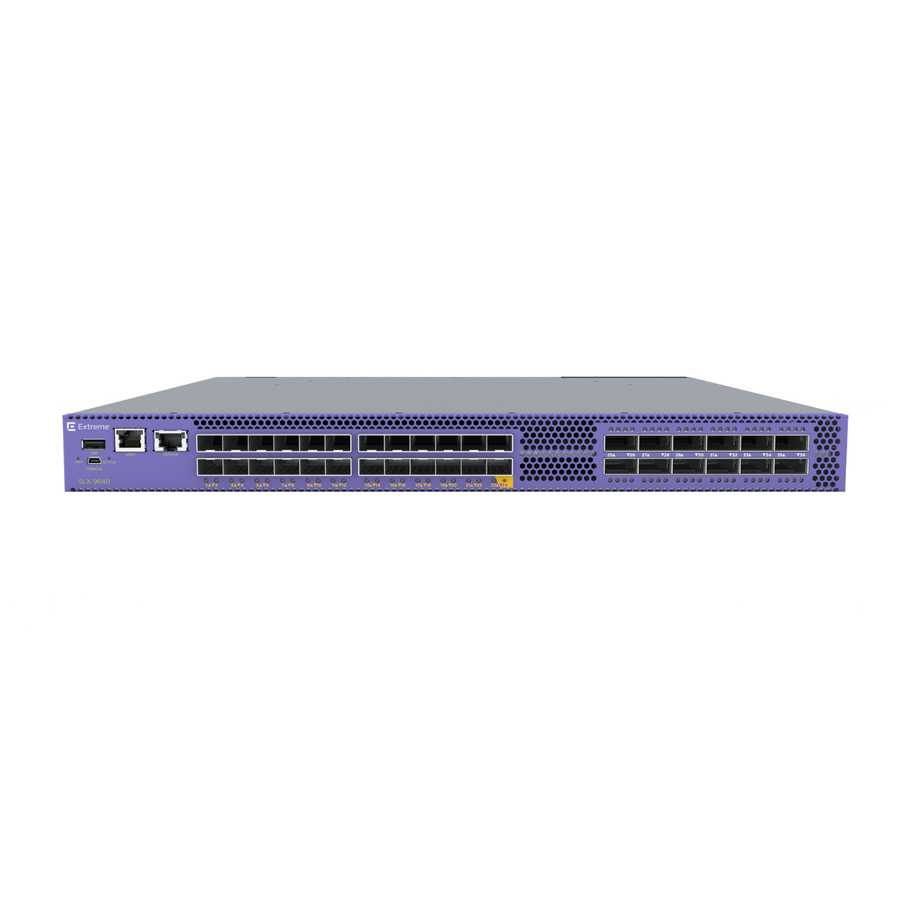 Extreme Networks ExtremeRouting 9640 Router