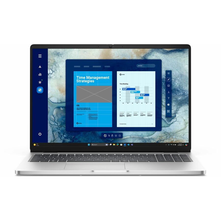 Dell Pro 16 PC16250 16" Touchscreen Notebook - Full HD Plus - 60 Hz - Intel Core 7 150U - 16 GB - 512 GB SSD - English (US) Keyboard - Magnetite