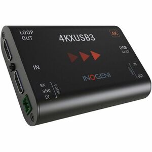 INOGENI 4K Ultra HD to USB 3.0 (+ HDMI loop, analog audio & VISCA)
