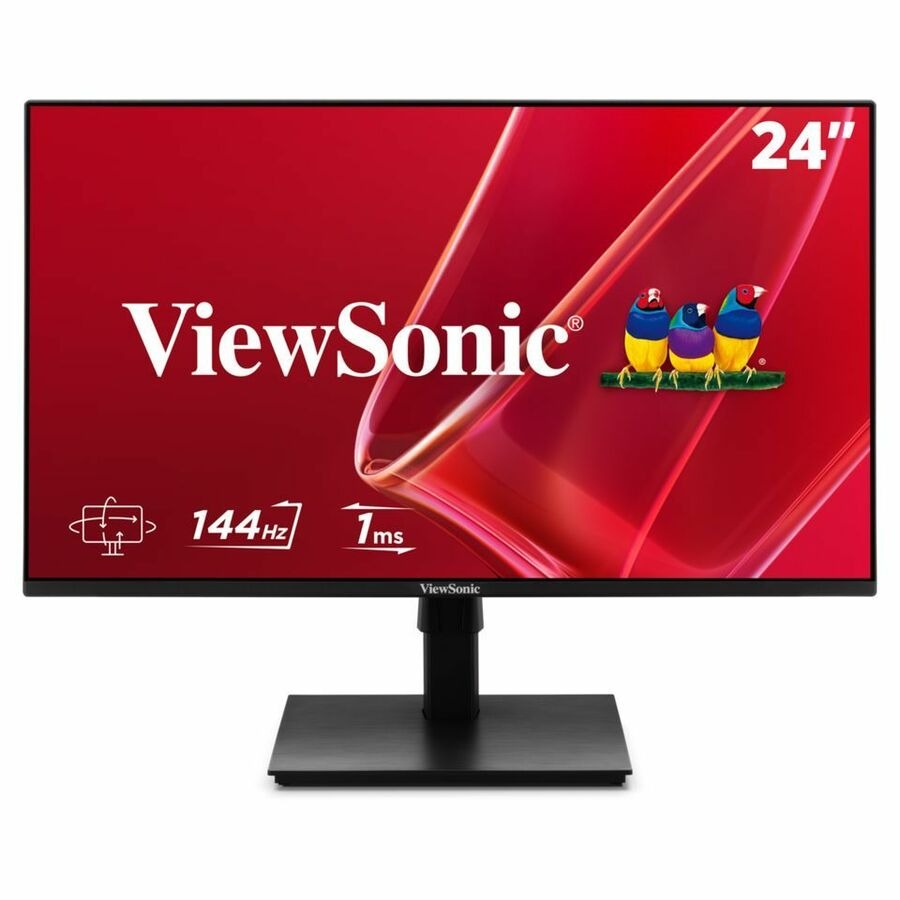 ViewSonic VA2448-MHJ 24 Inch 1080p Monitor, IPS Display with 120Hz for Smooth Home and Office Viewing, Eye Care Technology, Advanced Ergonomics, HDMI, and VGA Inputs
