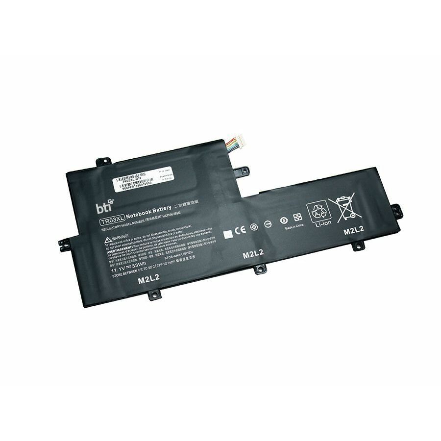 BTI TR03XL-BTI 3-CELL 11.1V LI-ION NOTEBOOK BATTERY FOR HP SPECTRE 13, SPLIT 13 X2 PRO, SPLIT 13