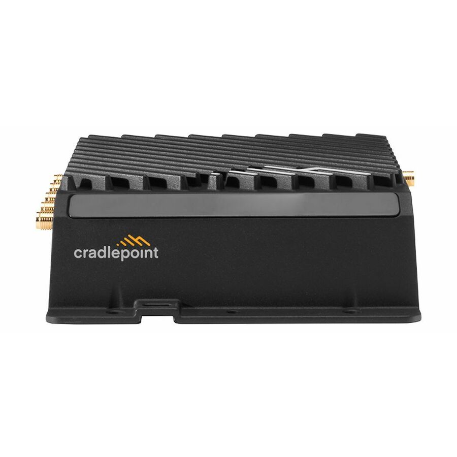 CradlePoint Wi-Fi 6 IEEE 802.11ax 2 SIM Ethernet, Cellular Modem/Wireless Router - 4G - LTE 1900, LTE 1700, LTE 850, LTE 2600, LTE 700, LTE 600, LTE 2500, LTE 3500, LTE 3700 - LTE, WCDMA, UMTS, HSPA+, DC-HSPA+ - Dual Band - 2.40 GHz ISM Band - 5 GHz UNII Band - 221.75 MB/s Wireless Speed - 1 x Network Port - 1 x Broadband Port - USB - Gigabit Ethernet - VPN Supported - DIN Rail Mountable