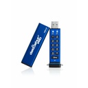 iStorage datAshur PRO 256 GB | Secure Flash Drive | FIPS 140-2 Level 3 Certified| NLNCSA DEP-V Certified | NATO Restricted Certified | PIN protected | Dust/Water Resistant