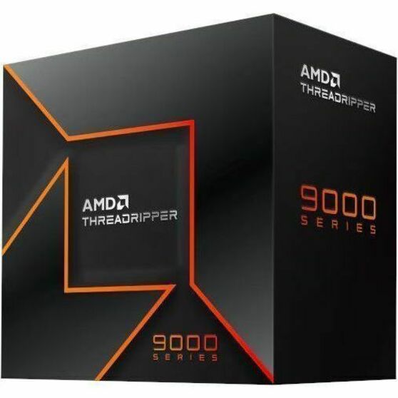 AMD Ryzen Threadripper 9000 9980X Tetrahexaconta-core (64 Core) 3.20 GHz Processor - Box - 256 MB L3 Cache - 64 MB L2 Cache - 5 MB L1 Cache - 64-bit Processing - 4 nm - Socket sTR5 No Graphics - 350 W - 128 Threads