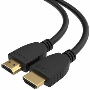 C2G Core Series High Speed HDMI® Cable with Ethernet - 4K 60Hz - 25 ft HDMI A/V Cable for Audio/Video Device, Projector, HDTV, Home Entertainment System, Monitor - First End: 1x HDMI Digital Audio/Video - Male - Second End: 1x HDMI Digital Audio/Video - Male - 18 Gbit/s - Supports up to 4096 x 2160 - Shielding - Gold Plated Connector - VW-1, Standard Non-rated - 26 AWG - Black