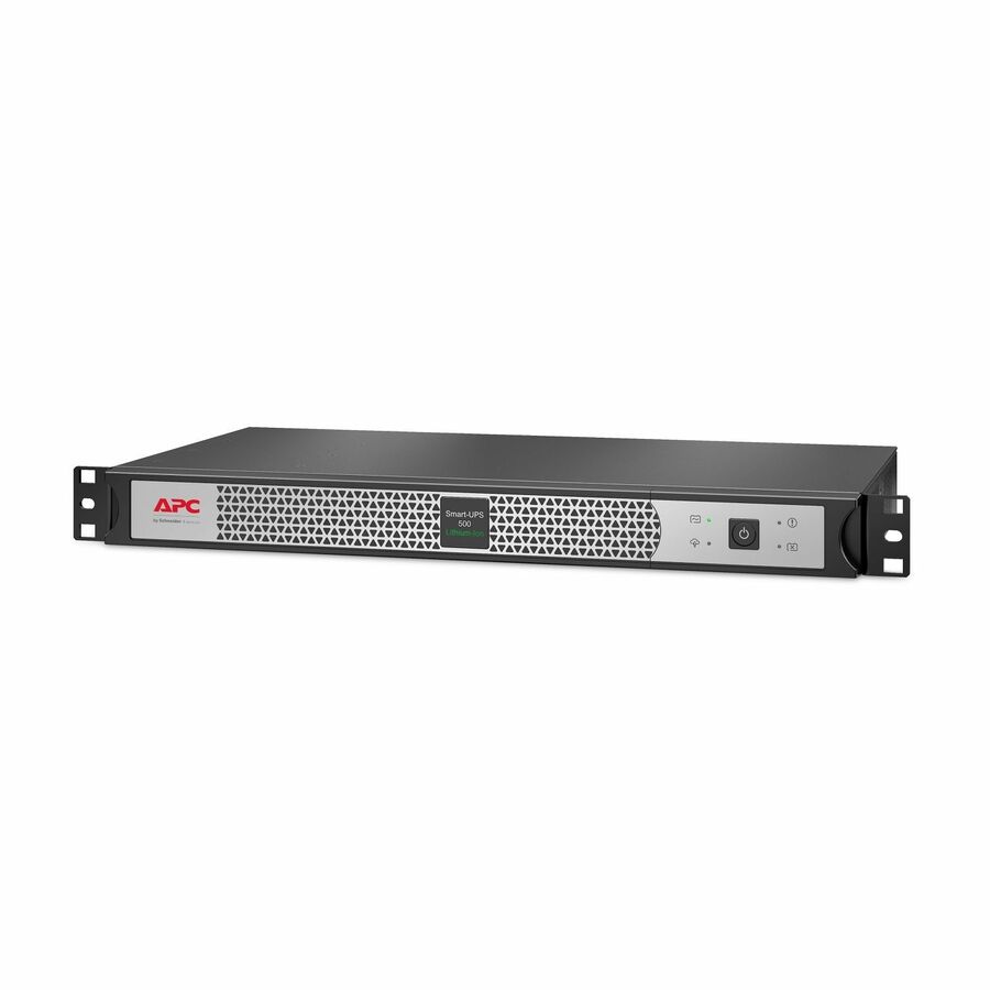 APC Smart-UPS, Line Interactive, 500VA, Lithium-ion, Rackmount 1U, 120V, 4x NEMA 5-15R outlets, SmartConnect Port, Short Depth [TAA]