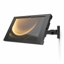 Galaxy Tab S9+/S9FE+/S10+ 12.4" Apex Enclosure Swing Wall Mount Black