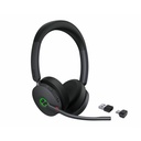 Yealink BH74 Headset - Stereo - Wireless - Bluetooth - 164 ft - 20 Hz to 20 kHz - Over-the-head, On-ear - Binaural - Supra-aural - Noise Cancelling Microphone