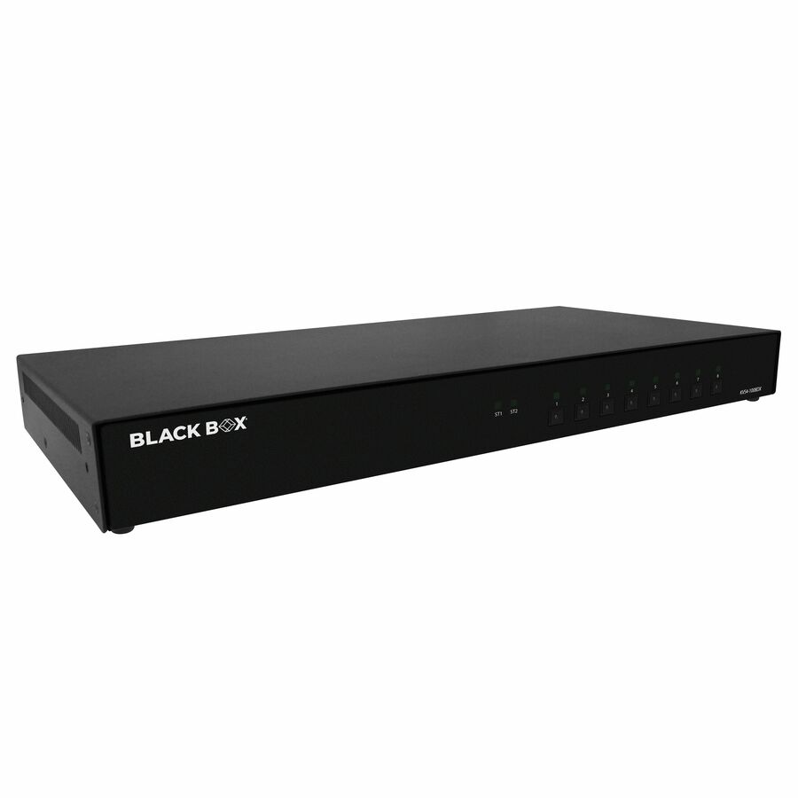 Black Box KVM Switch, NIAP 4.0 Certified - 8-Port, Single-Monitor, DVI-I, CAC